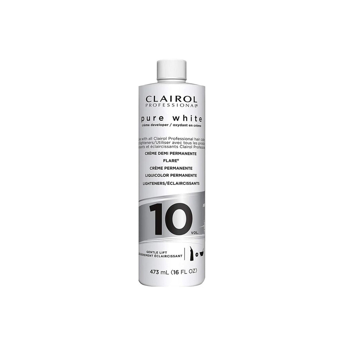 Clairol Professional Pure White Crème Developer 10 Volume – 16 oz