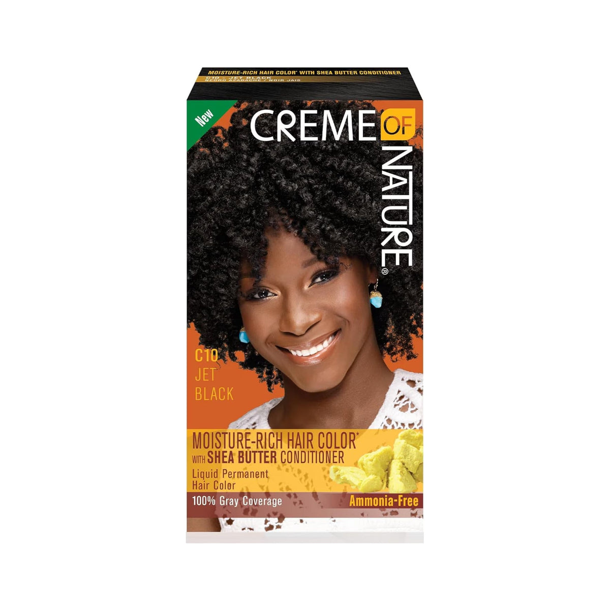 Creme of Nature Hair Color C10 Jet Black Kit