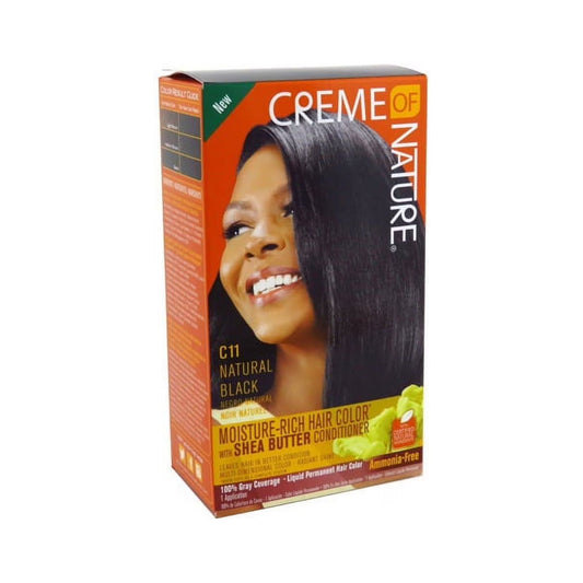 Creme of Nature Hair Color C11 Natural Black Kit