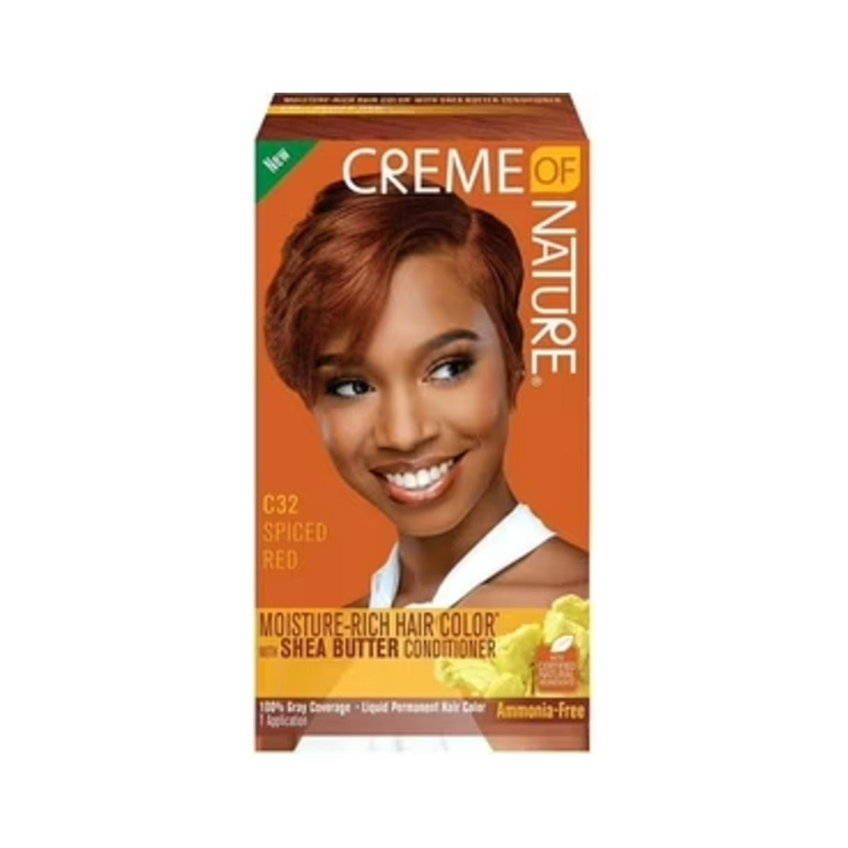 Creme of Nature Hair Color C32 Spiced Red Kit