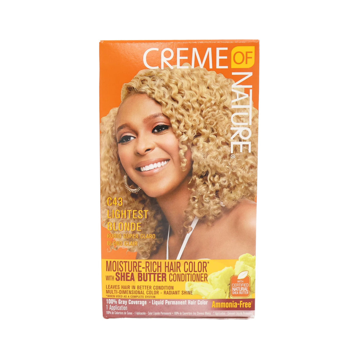 Creme of Nature Hair Color C43 Lightest Blonde Kit