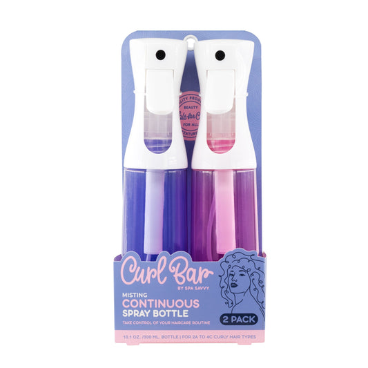 Curl Bar Misting Continuous Spray Bottles 2 Pack 9057