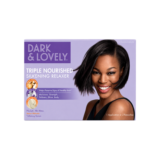 Dark & Lovely Triple Nourished Silkening Relaxer Super
