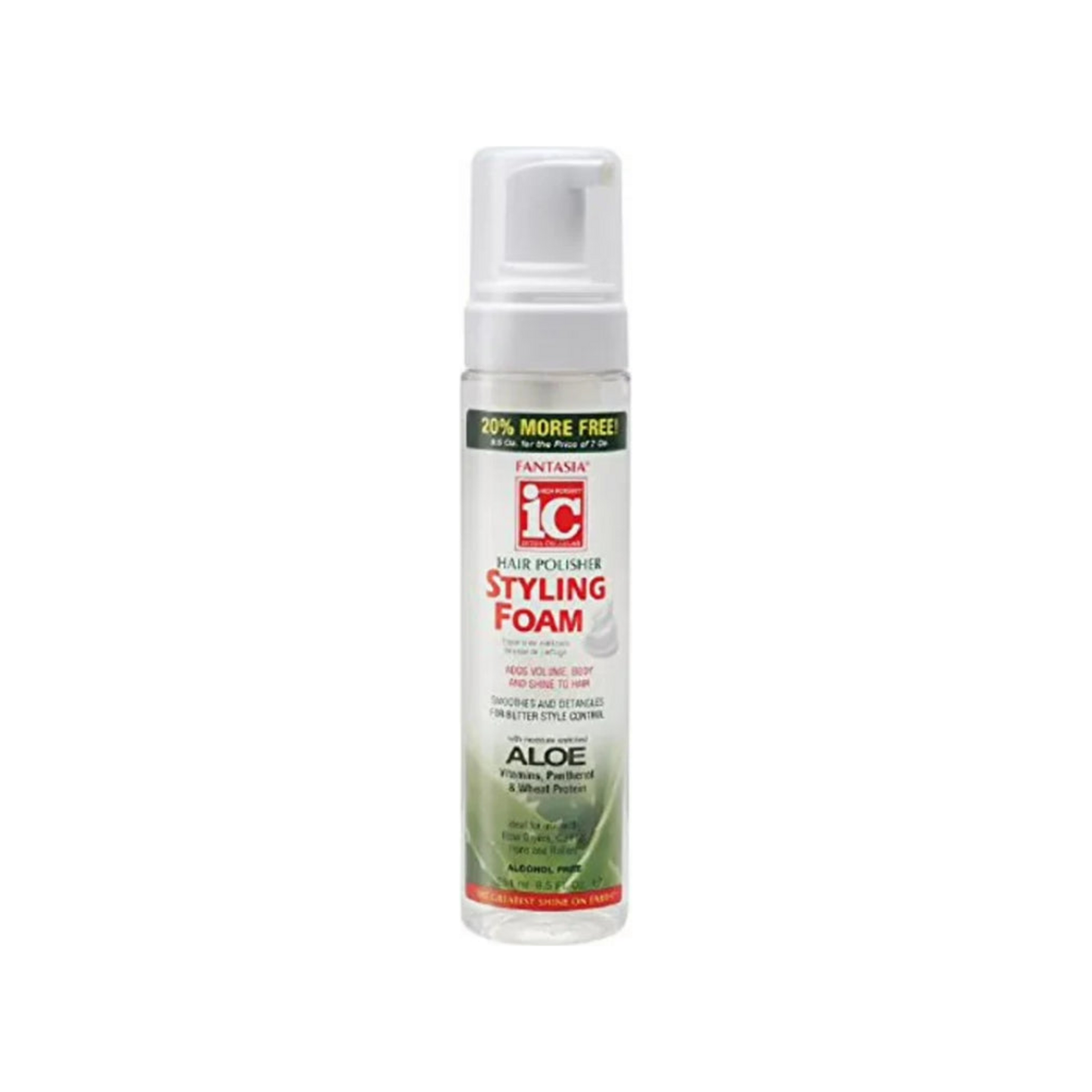 Fantasia IC Hair Polisher Styling Foam with Aloe – 8.5 oz