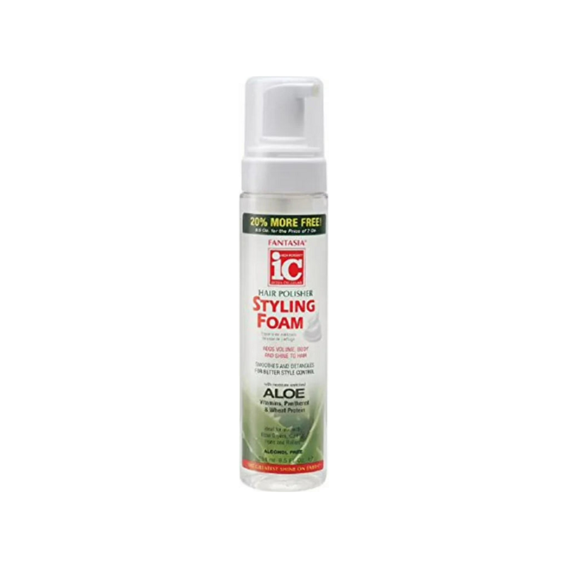 Fantasia IC Hair Polisher Styling Foam with Aloe – 8.5 oz