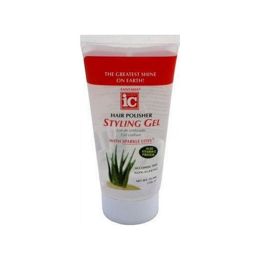 Fantasia IC Hair Polisher Styling Gel with Sparkle Lites – 2 oz / 56 g