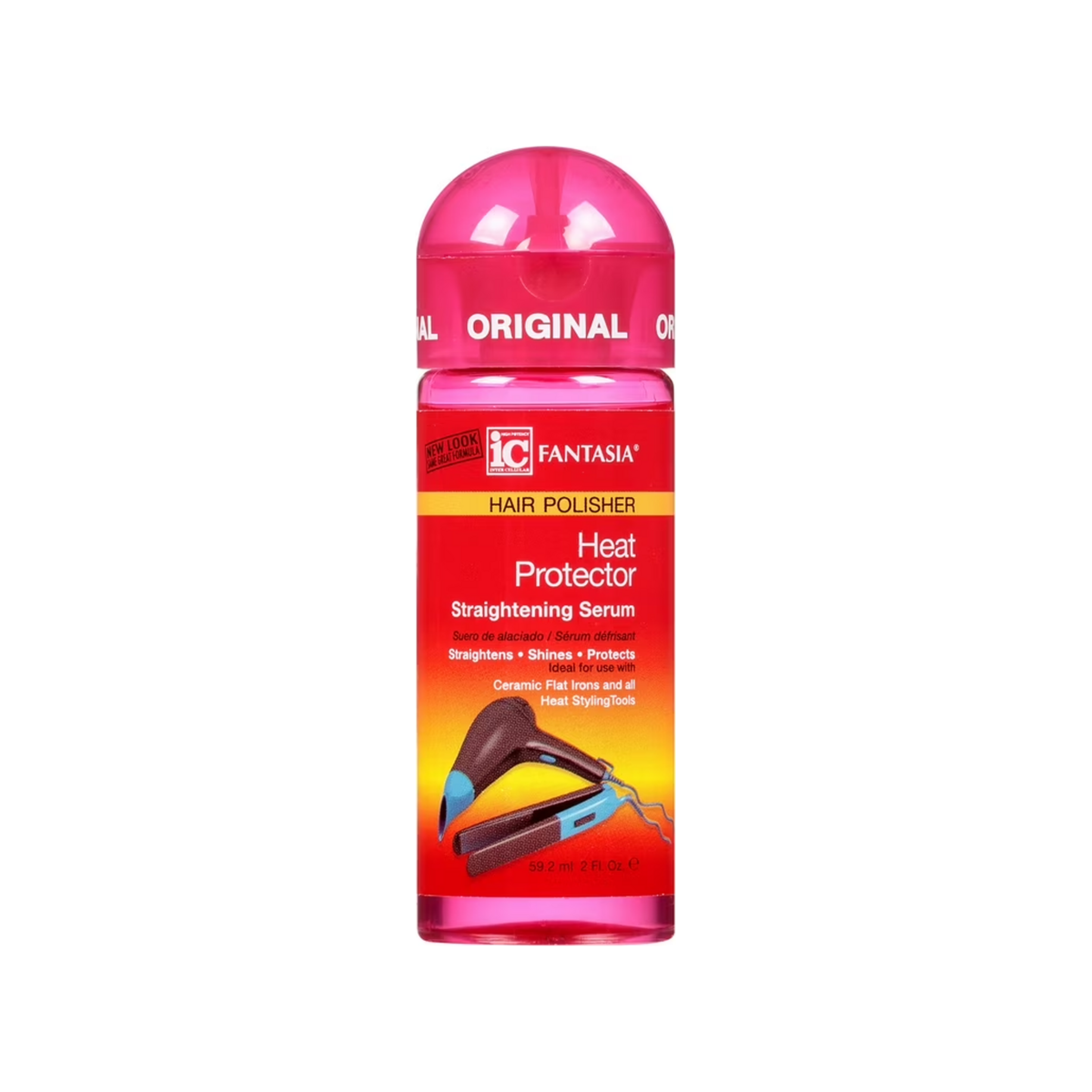 Fantasia IC Heat Protector Straightening Serum 2 oz