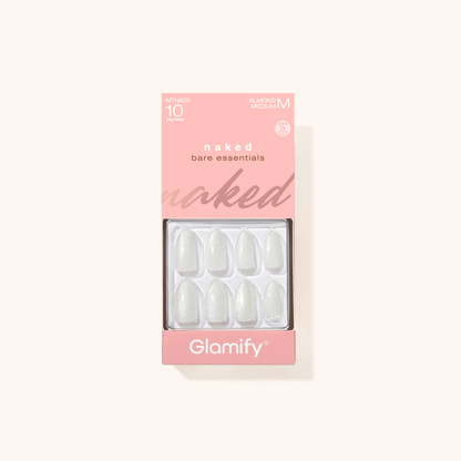 Glamify Naked Press-On Nails NTNK01 – Almond Medium