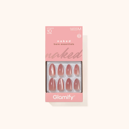 Glamify Naked Press-On Nails NTNK05 – Almond Medium