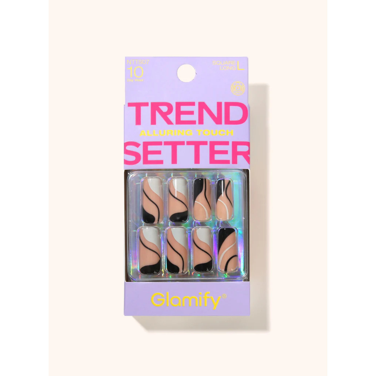 Glamify Trendsetter Press-On Nails NTTS07 – Square Long