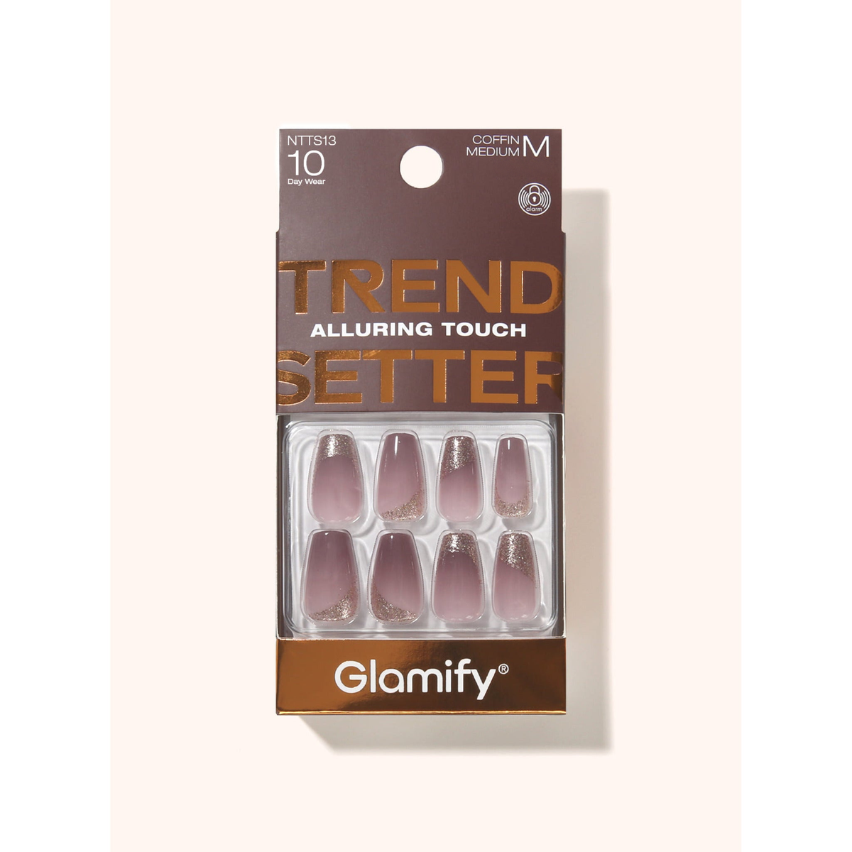 Glamify Trendsetter Press-On Nails NTTS13 – Coffin Medium