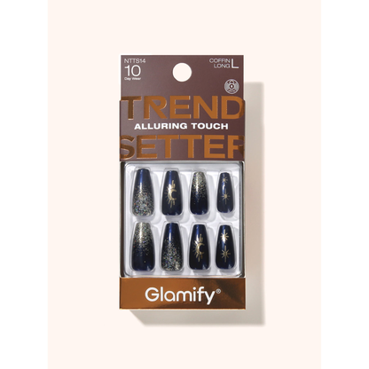 Glamify Trendsetter Press-On Nails NTTS14 – Coffin Long