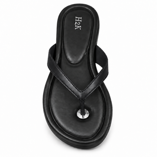 H2K Gala Black sandal - matching catalog view
