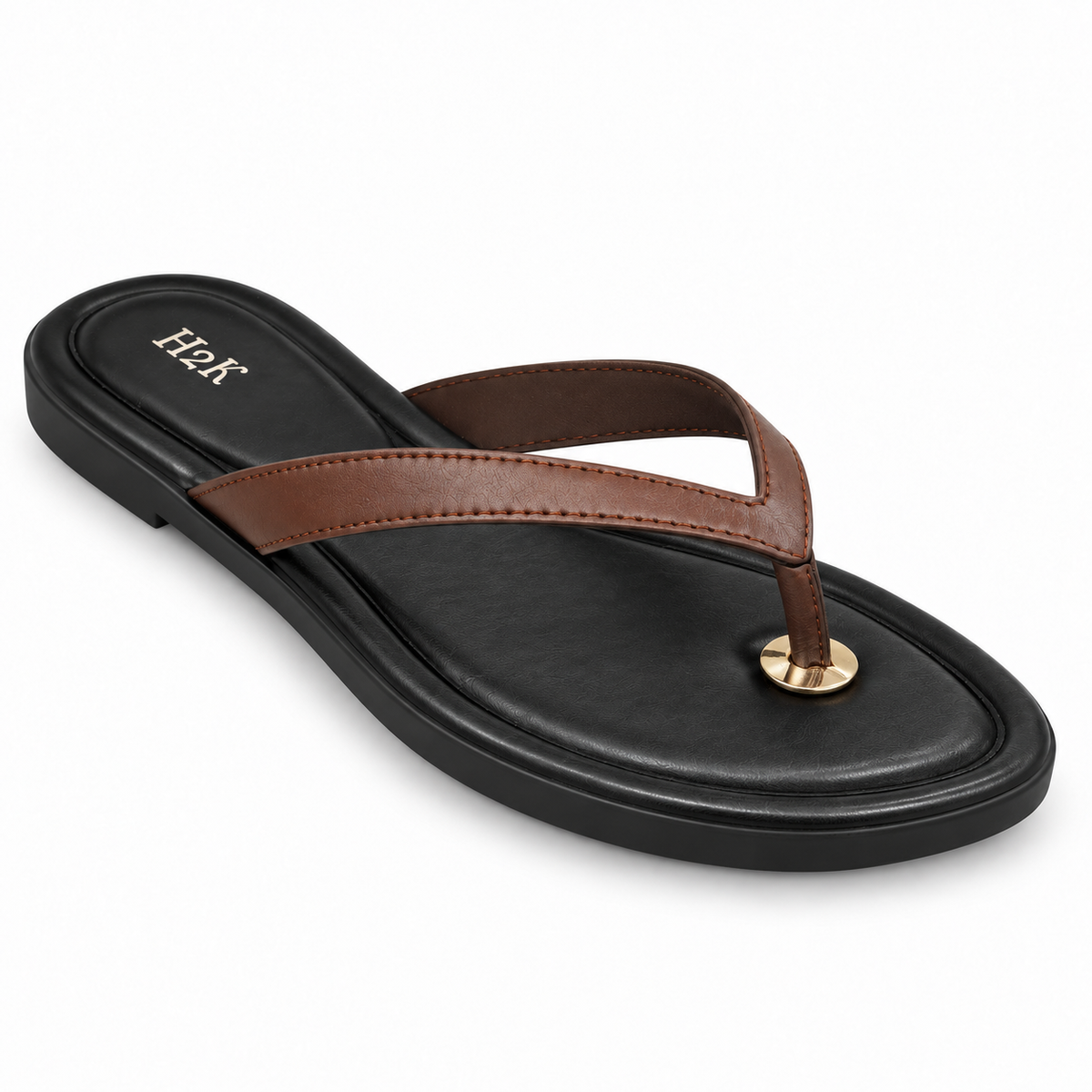 H2K Gala Brown sandal - single side view showing sole