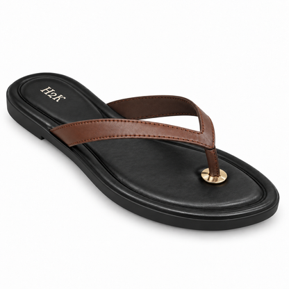 H2K Gala Brown sandal - single side view showing sole