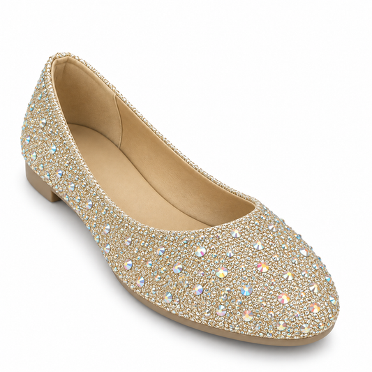 H2K Magic Uno rhinestone flat in Gold