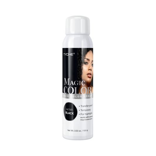 Tyche Magic Hair Color Spray Black 3.53 oz product image