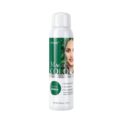 Tyche Magic Hair Color Spray Green 3.53 oz product image