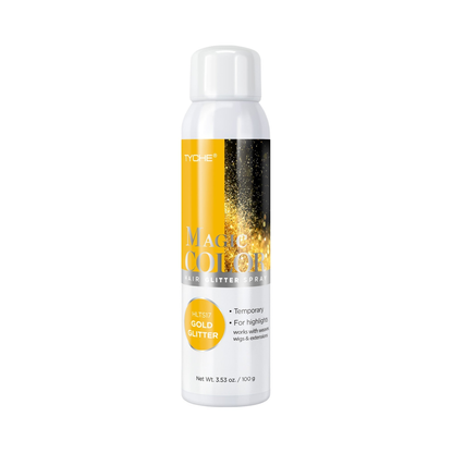 Tyche Magic Hair Color Spray Gold Glitter 3.53 oz product image