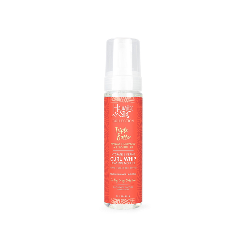 Hawaiian Silky Triple Butter Curl Whip Foaming Mousse – 7.5 oz