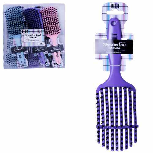 Beaut Flexible Paddle Detangling Vent Brush with Bristles