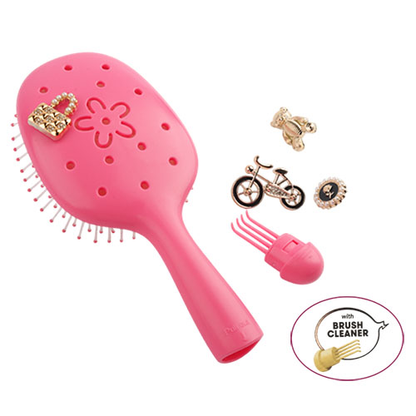 Cepillo para el cabello Cala Bristle Bitz Charm – Rosa fuerte