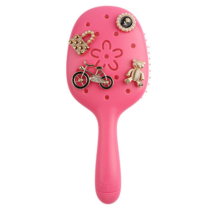 Cepillo para el cabello Cala Bristle Bitz Charm – Rosa fuerte