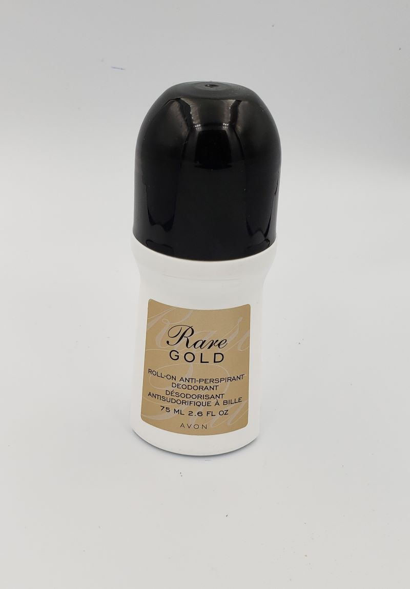 Avon Rare Gold Roll-On Antiperspirant Deodorant 2.5 oz 75 mL