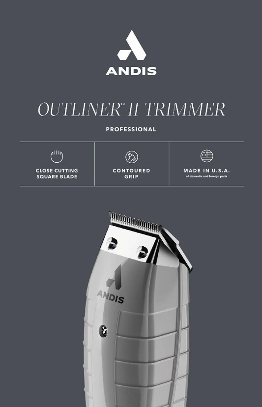 Andis Outliner II Square Blade Trimmer