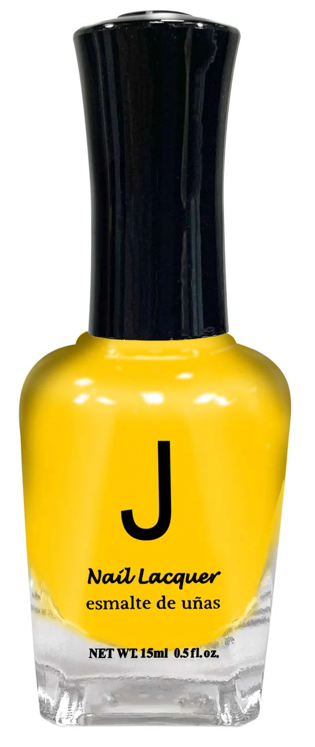 J Nail Lacquer Neon Yellow, shade code JNP003