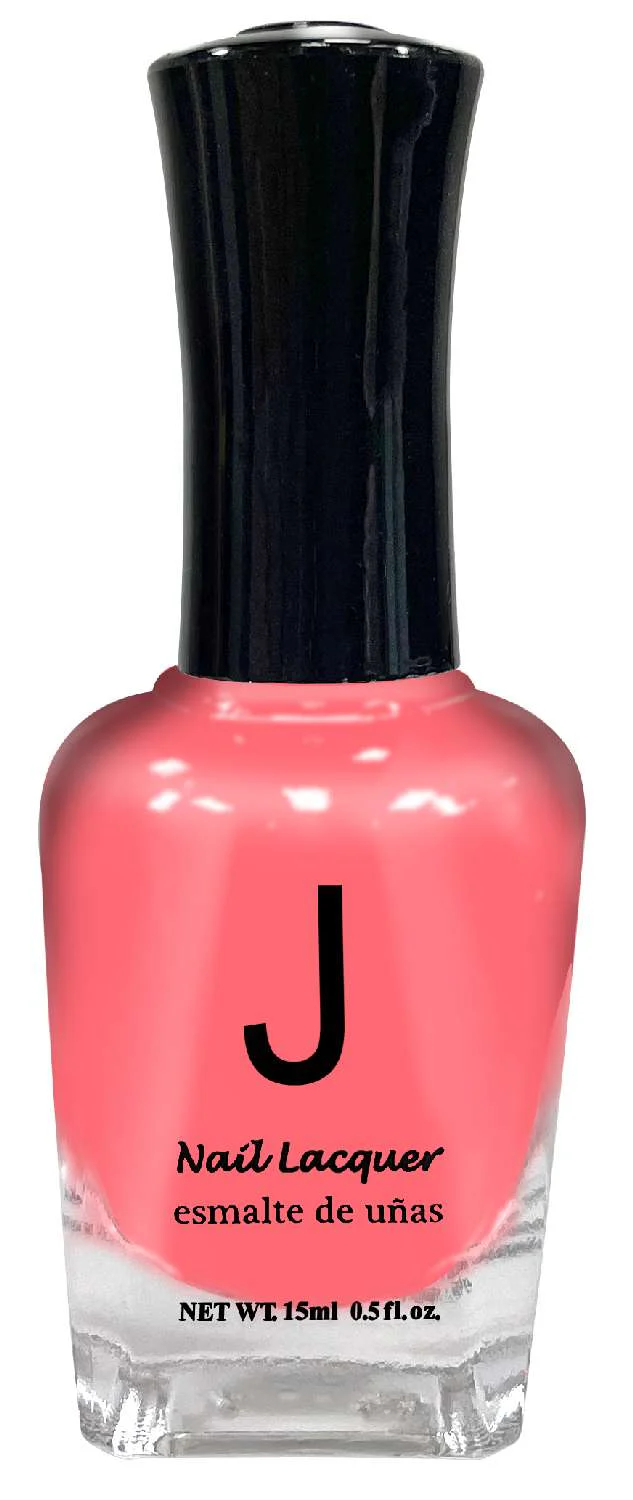 J Nail Lacquer Neon Pink, shade code JNP007
