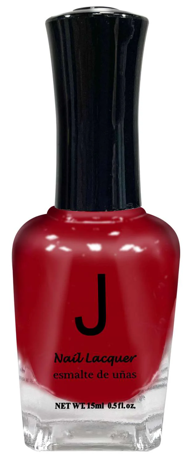 J Nail Lacquer Red, shade code JNP018