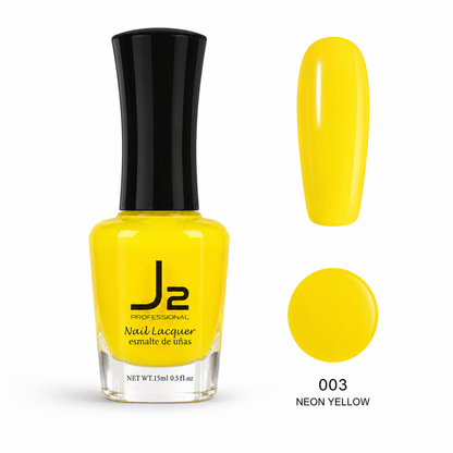 J2 Nail Lacquer 003 Neon Yellow