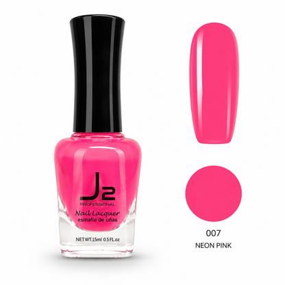 J2 Nail Lacquer 007 Neon Pink
