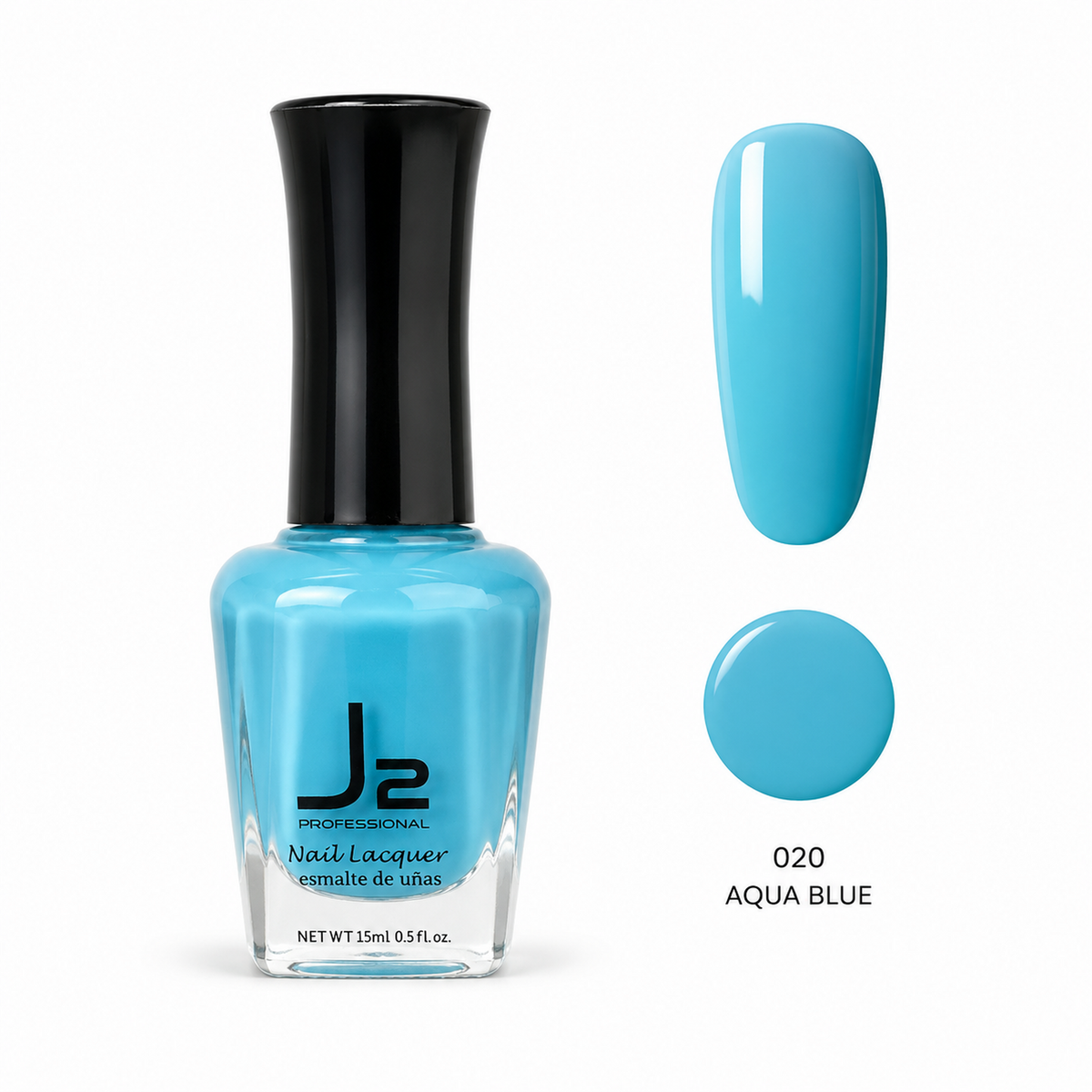 J2 Nail Lacquer 020 Aqua Blue