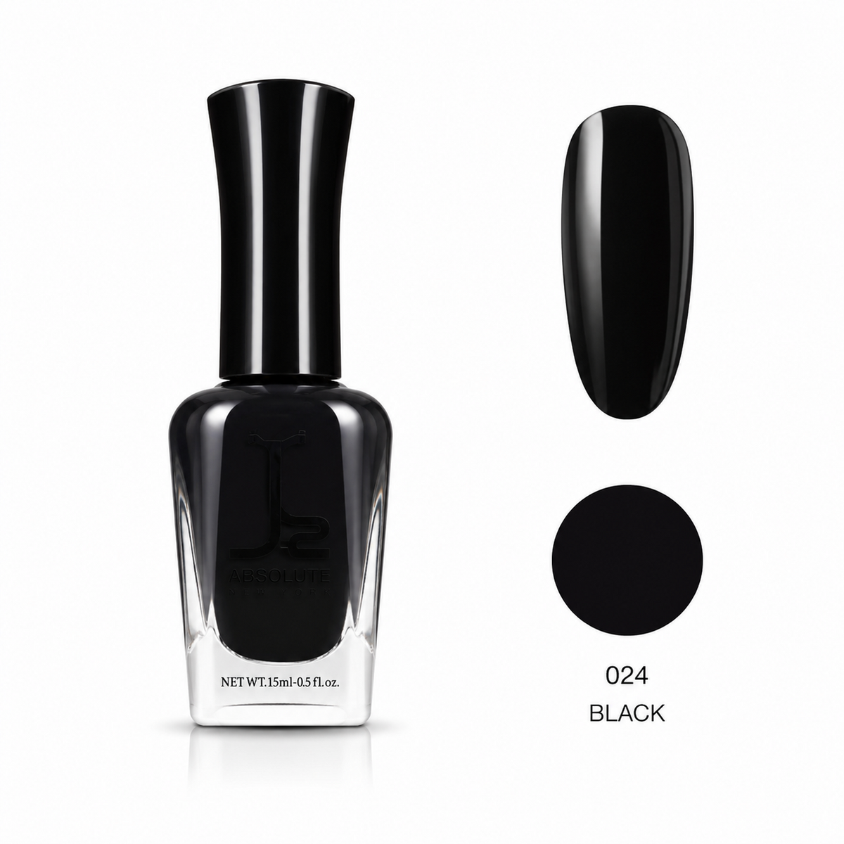 J2 Nail Lacquer 024 Black