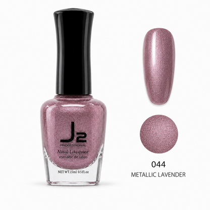 J2 Professional Nail Lacquer 044 Metallic Lavender – nail color swatch