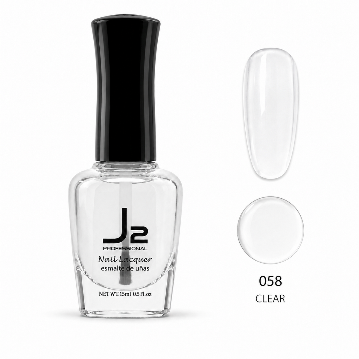 J Nail Clear Nail Polish JNP058
