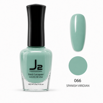 J2 Professional Nail Lacquer 066 Spanish Viridian – nail color swatch