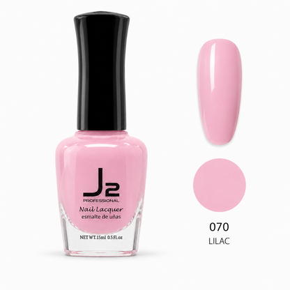 J2 Professional Nail Lacquer 070 Lilac – nail color swatch