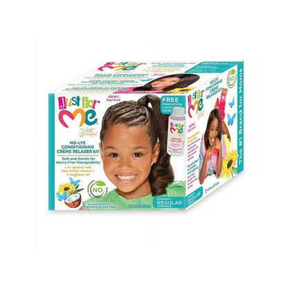 Just For Me No-Lye Conditioning Crème Relaxer Kit Regular