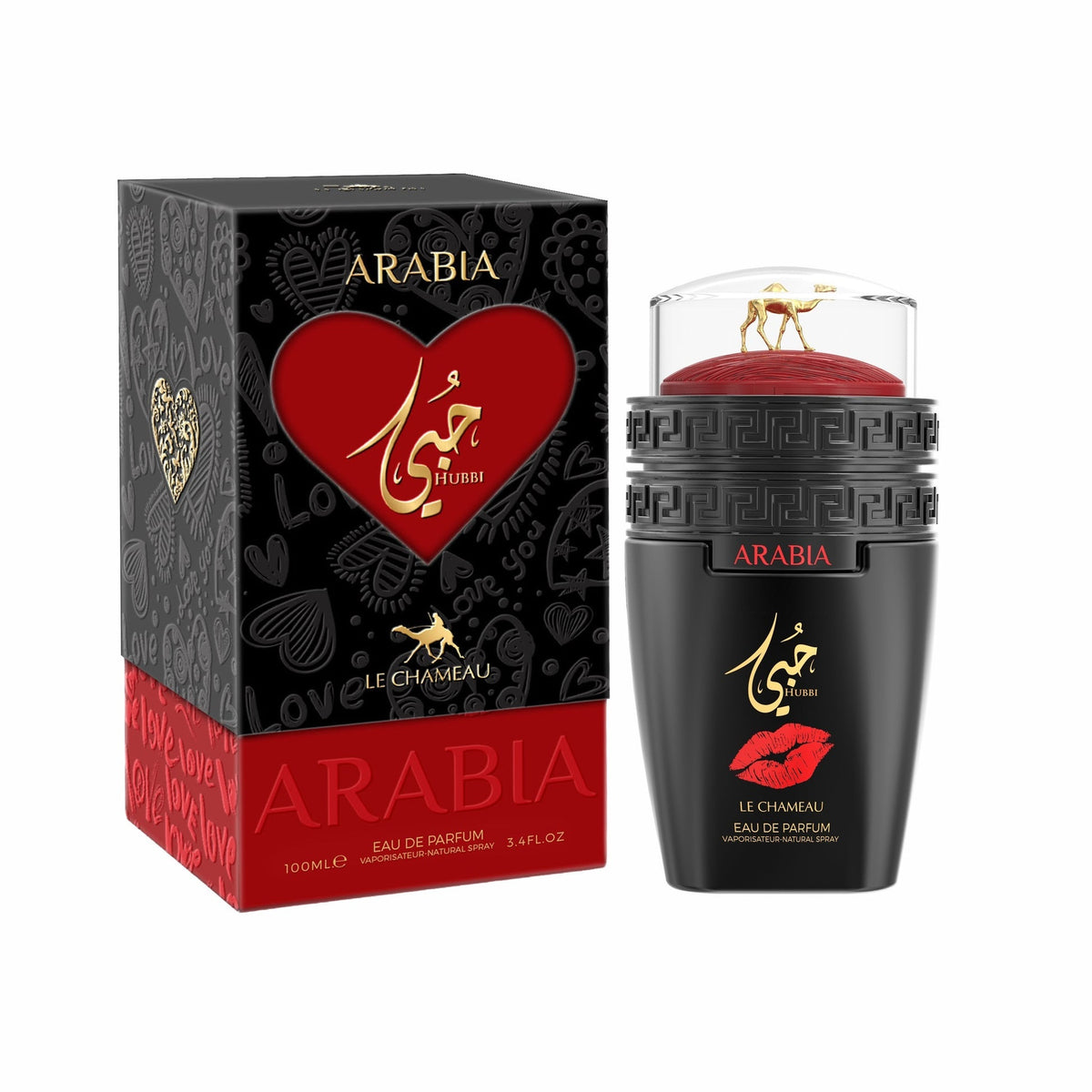 Le Chameau Arabia Hubbi Eau de Parfum 100 mL bottle and box