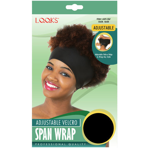 LQQKS Adjustable Velcro Span Wrap Black