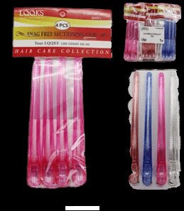 LQQKS Snag-Free Sectioning Clip Assortment