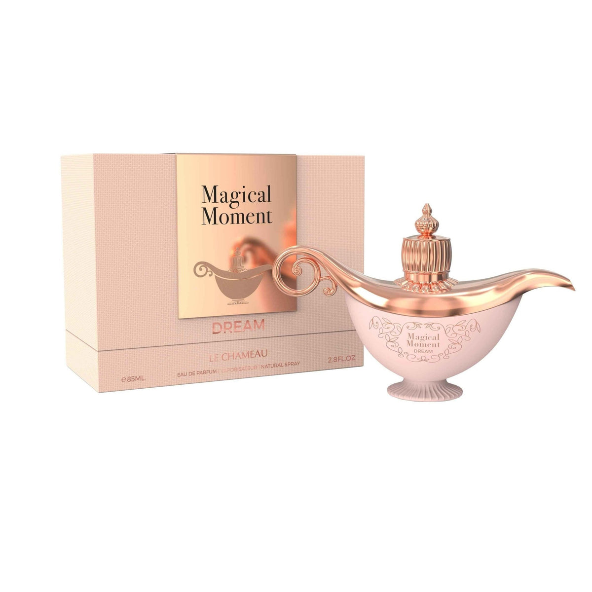 Le Chameau Magical Moment Dream Eau de Parfum for Women – 2.9 oz / 85 mL bottle on white background