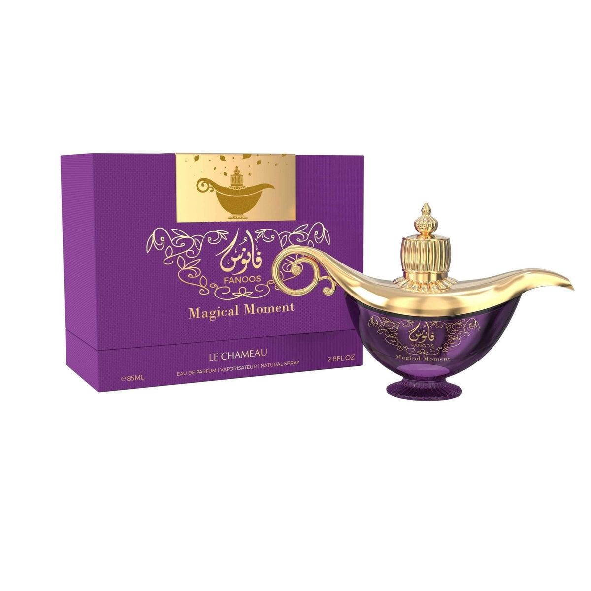 Le Chameau Magical Moment Fanoos Eau de Parfum – 2.9 oz / 85 mL bottle on white background