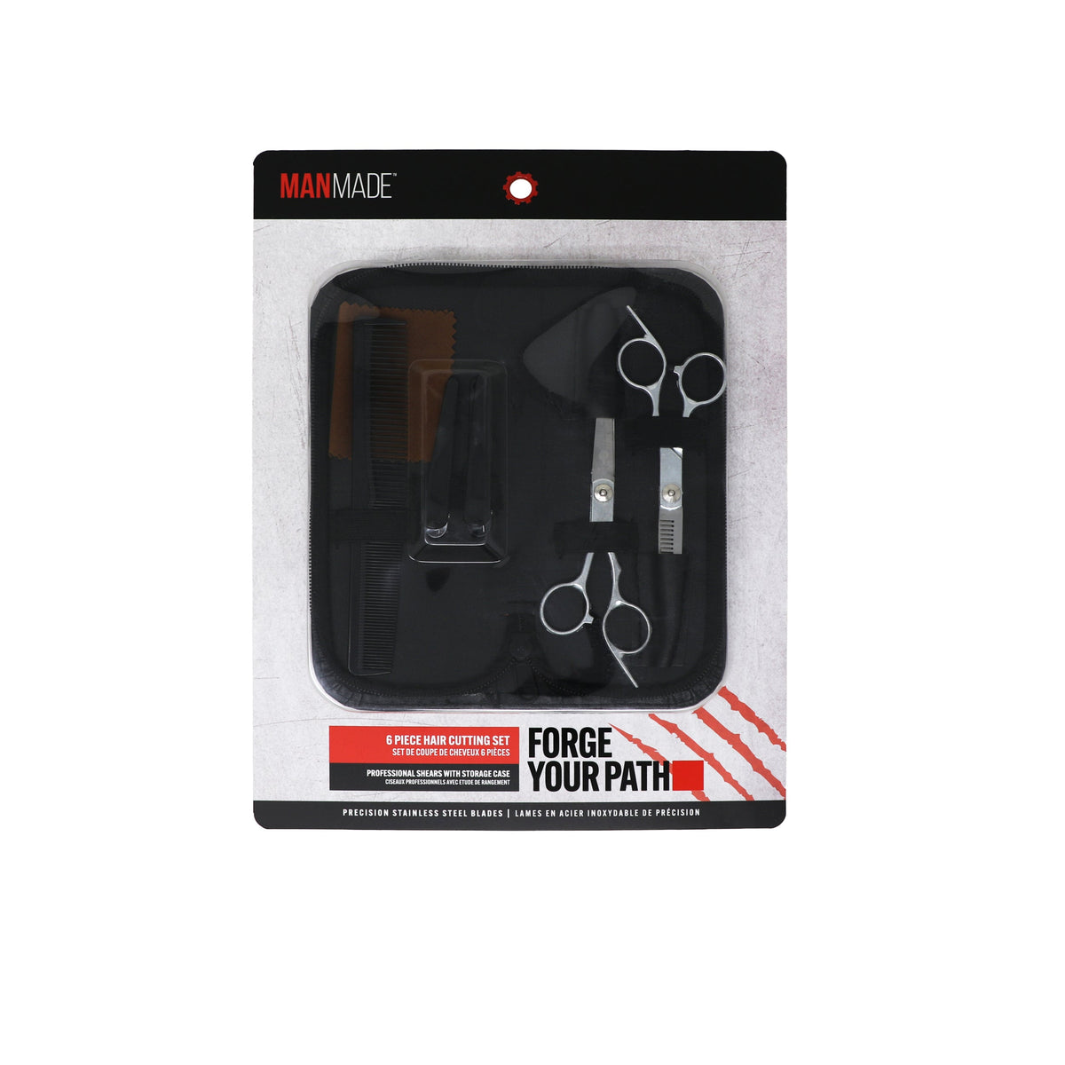Manmade Hair Cutting Set 6 Piece 9331M