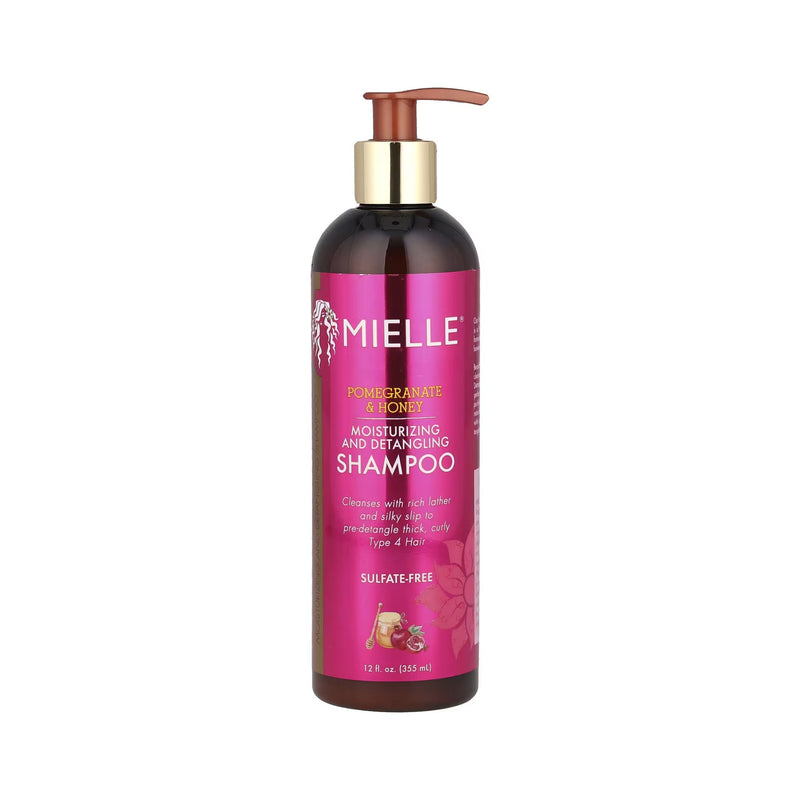 Mielle Pomegranate & Honey Hydrating + Detangling Shampoo 12 oz