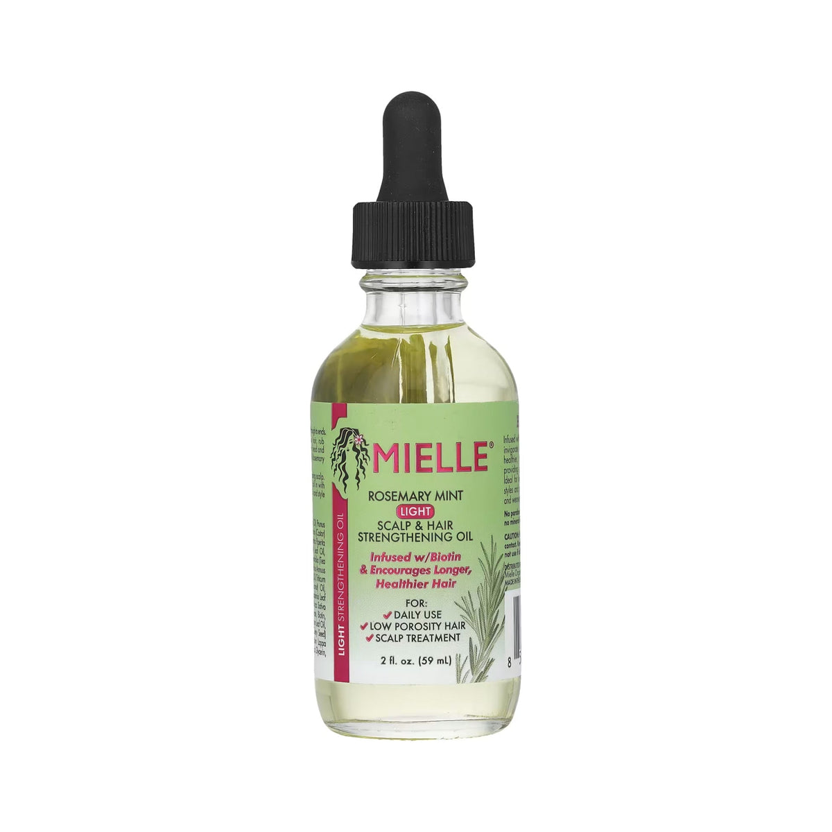 Mielle Rosemary Mint Light Scalp & Hair Strengthening Oil 2 oz