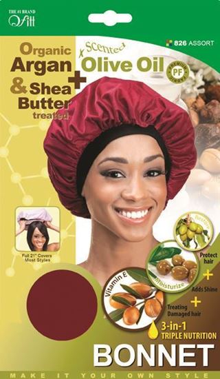 M&M Organic Argan and Olive Oil Bonnet 826 Assorted